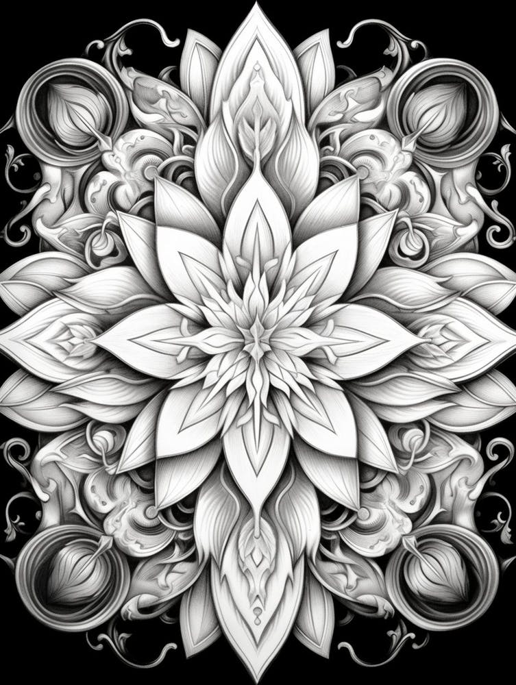Symmetrical Mandalas Geometric Illustration 28