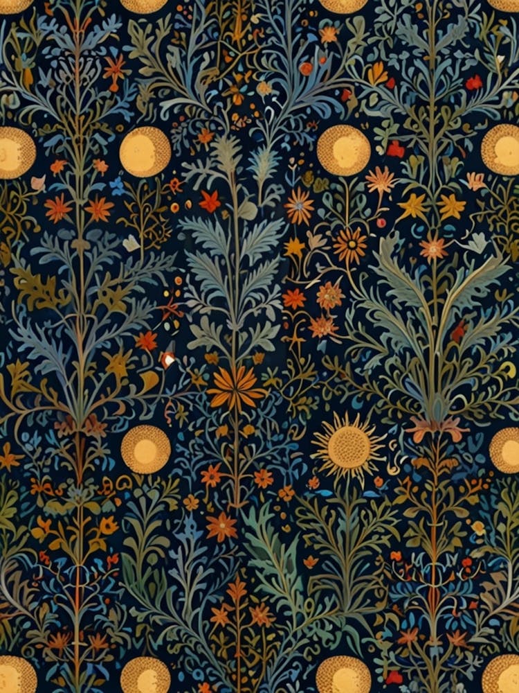 William Morris Floral Pattern 17