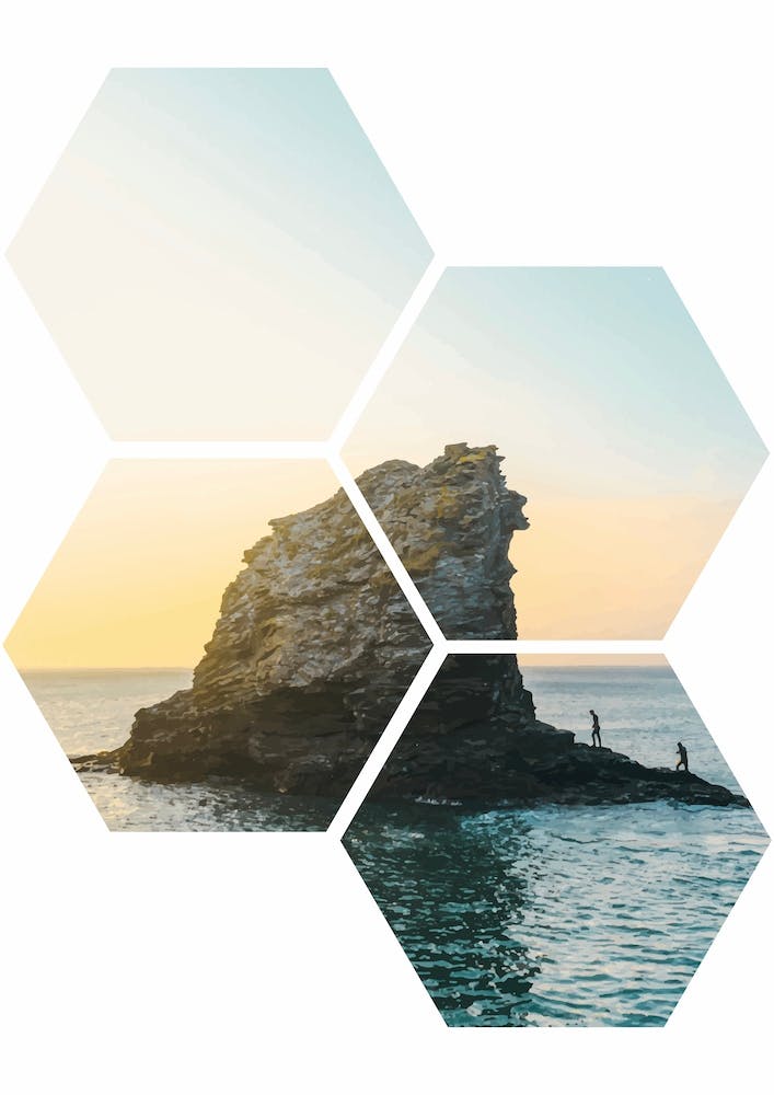 Hexagonal Sea Window