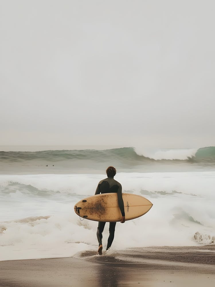 Surfer On The Beach 3