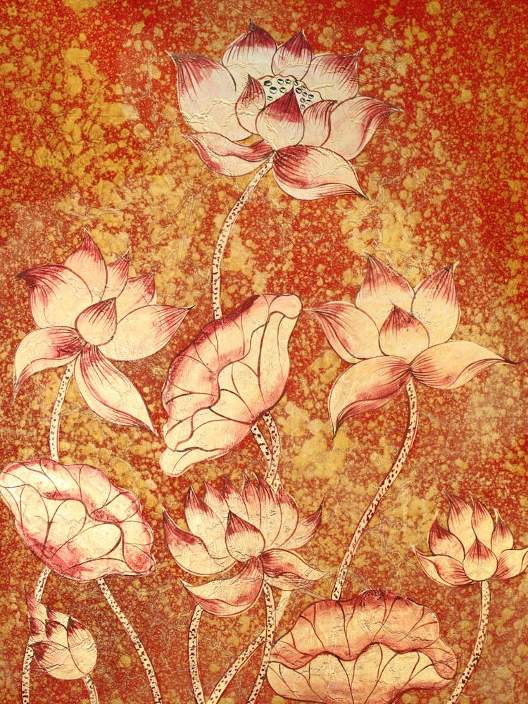 Lotus Flower Painting