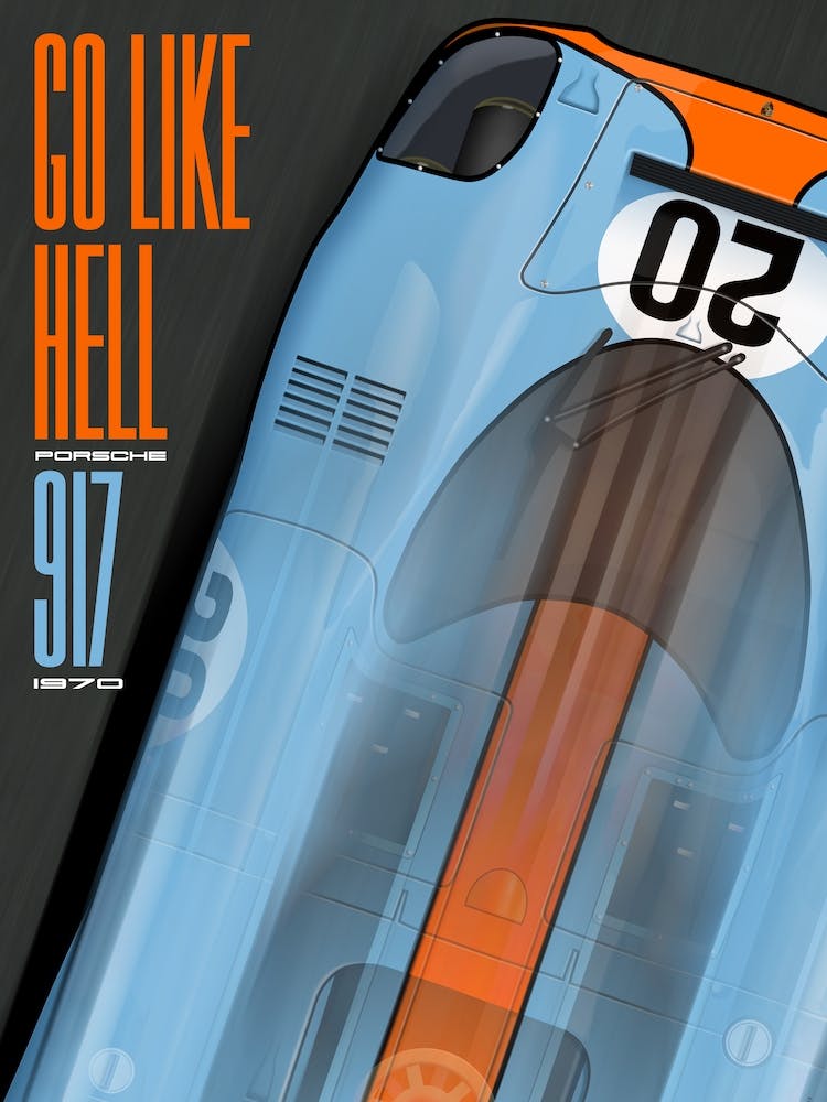 Go Like Hell, 917 Orange Bleu
