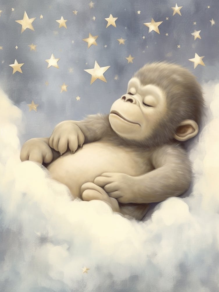Sleeping Baby Gorilla 3