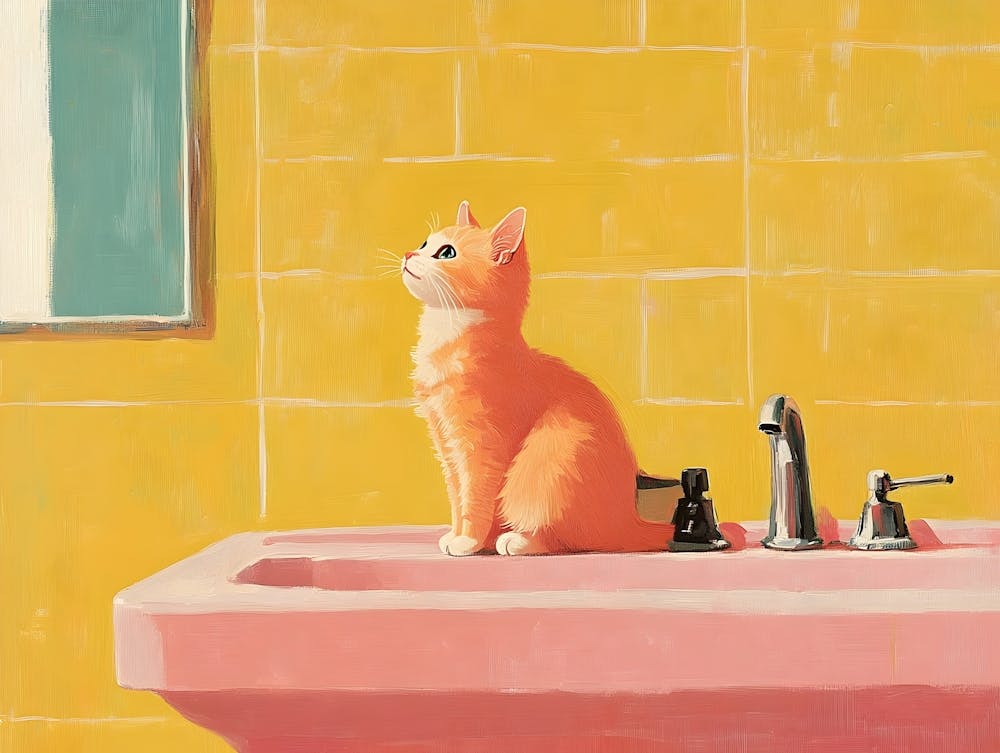 Bathroom Cats 5