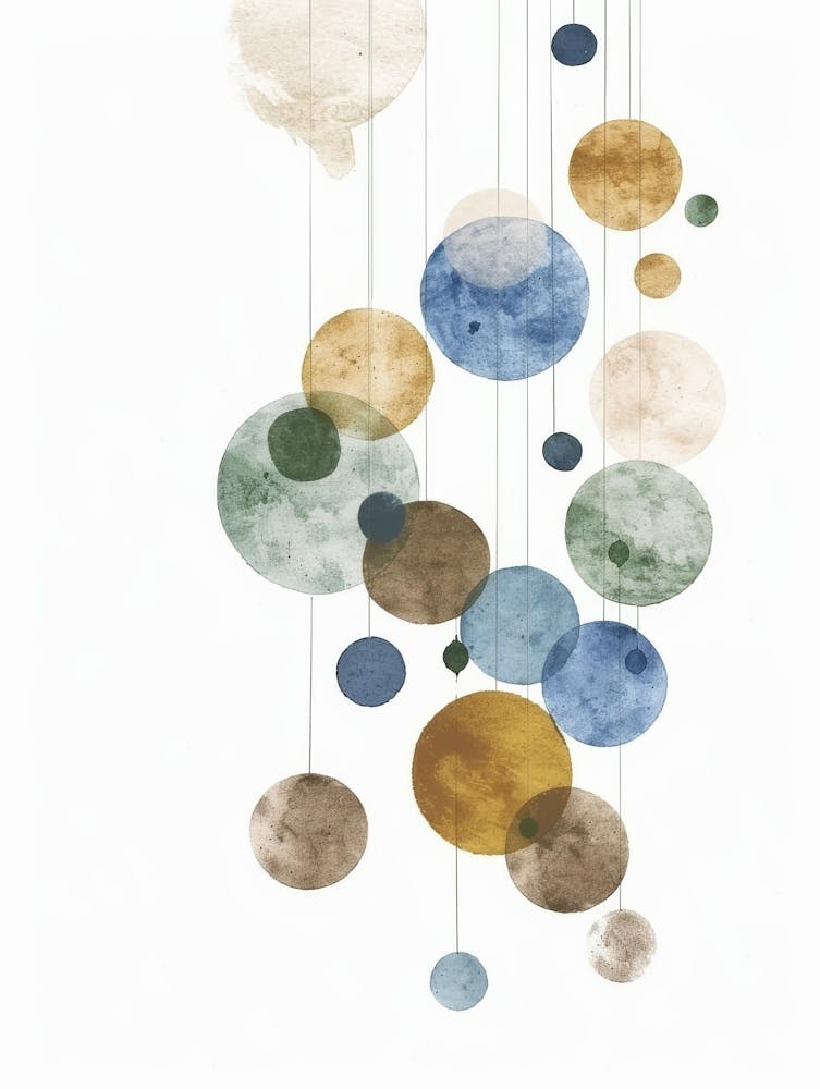 Abstract Circles Canvas Print 26