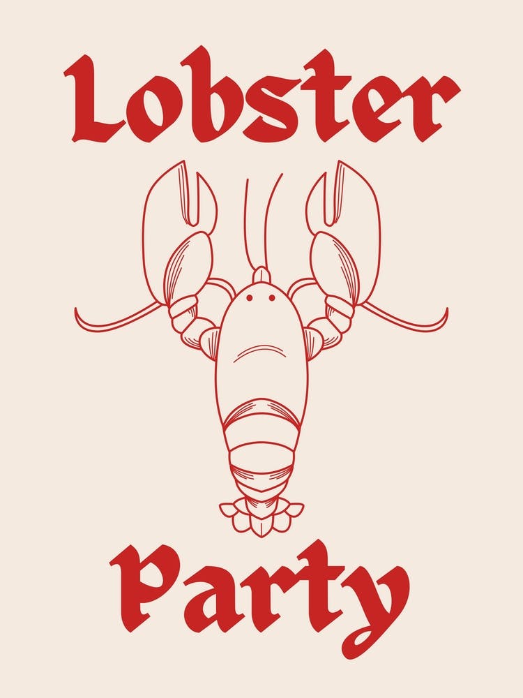 Lobster Party Red