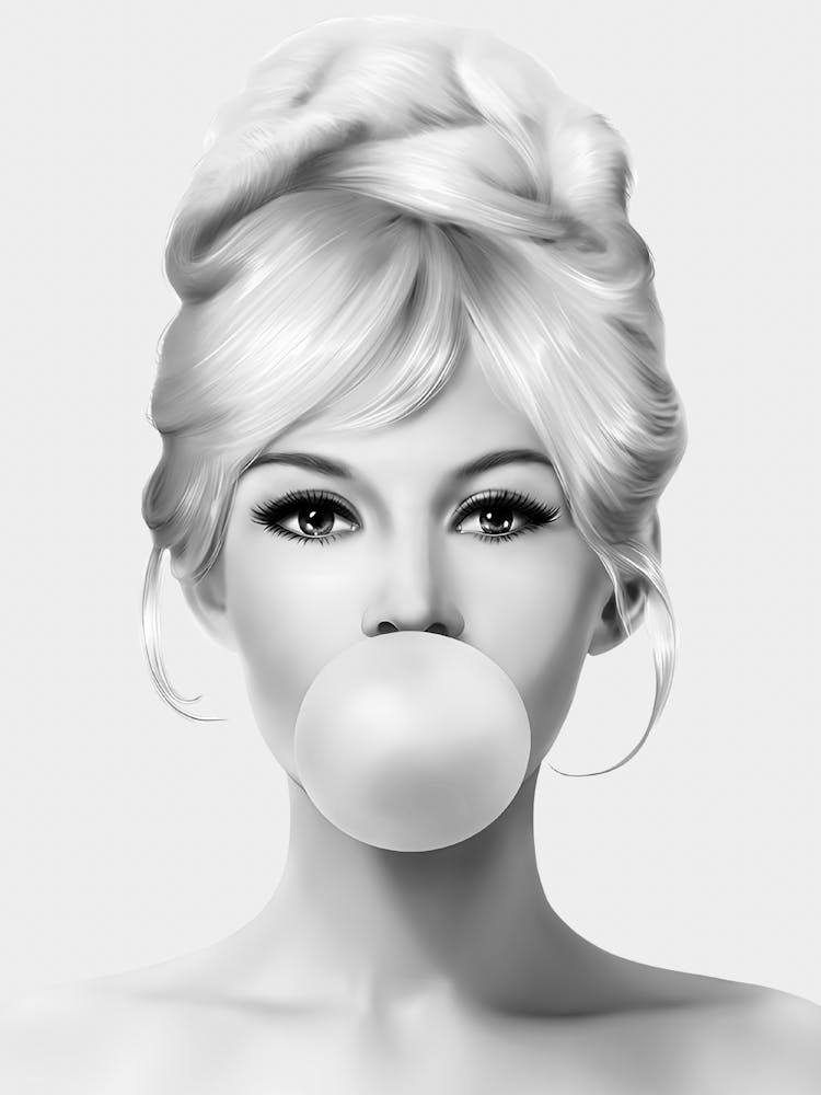Gum Bubble Girl