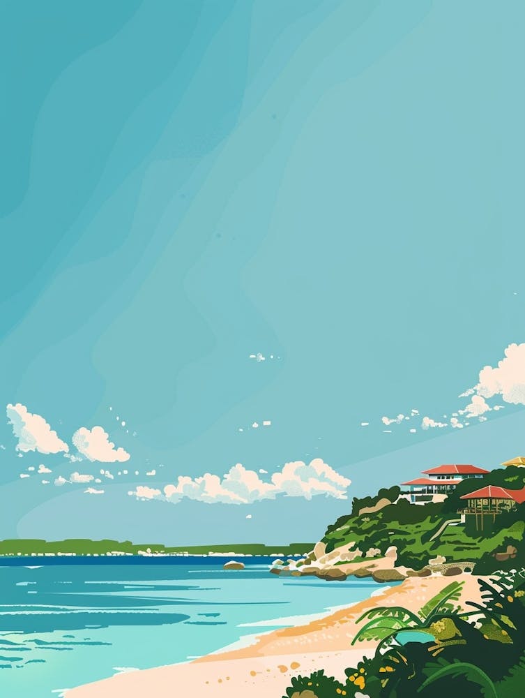 Okinawa Japan 1 Colourful Illustration
