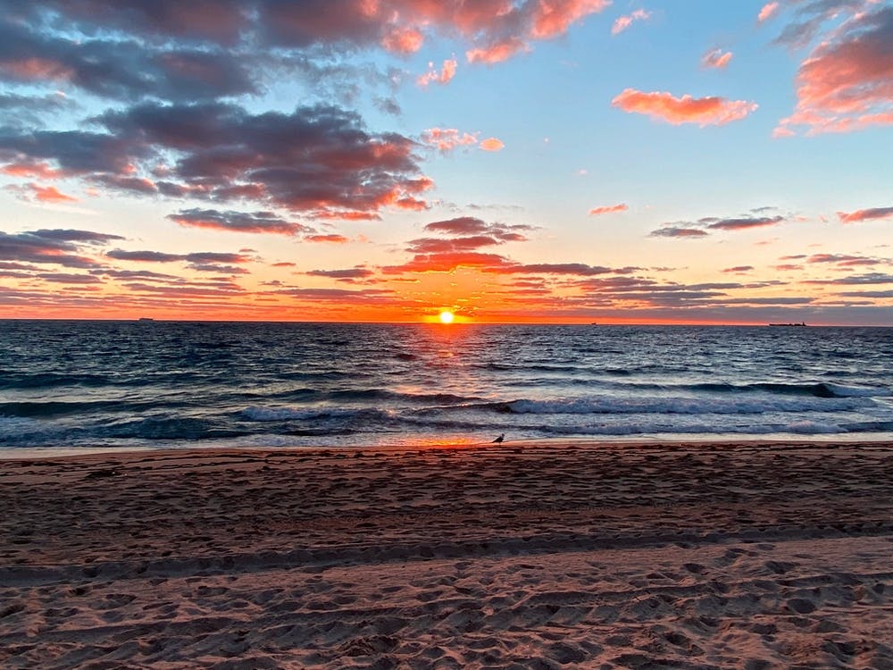 Sunset At Ft Laud Beach