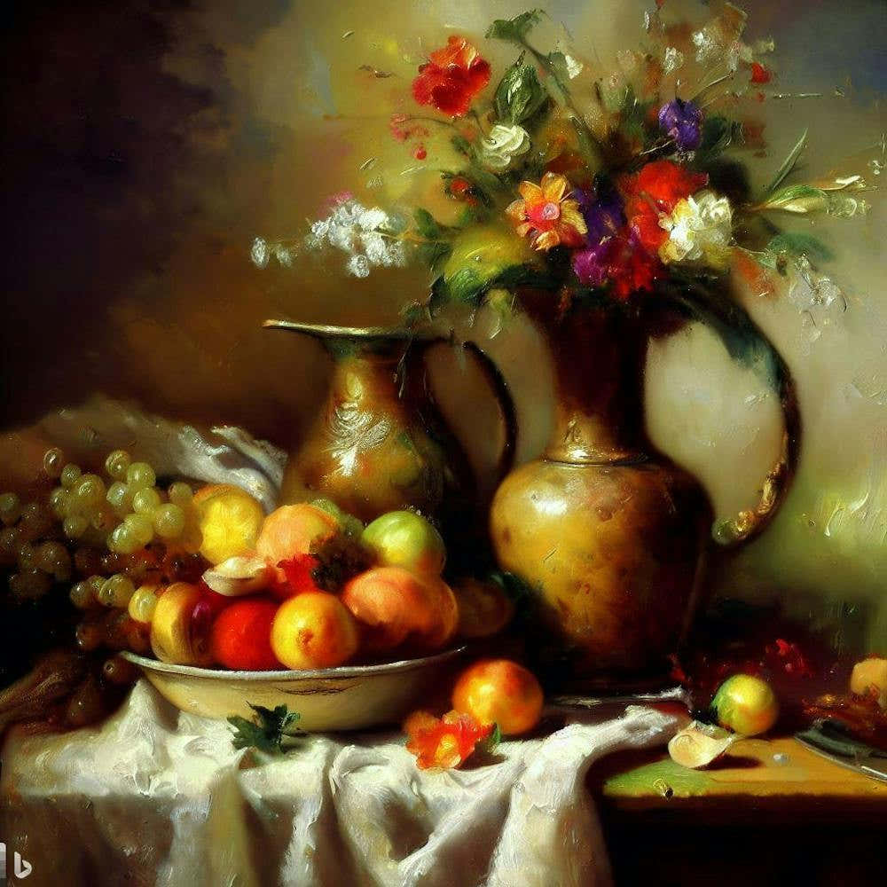 Still Life With Fruit Too