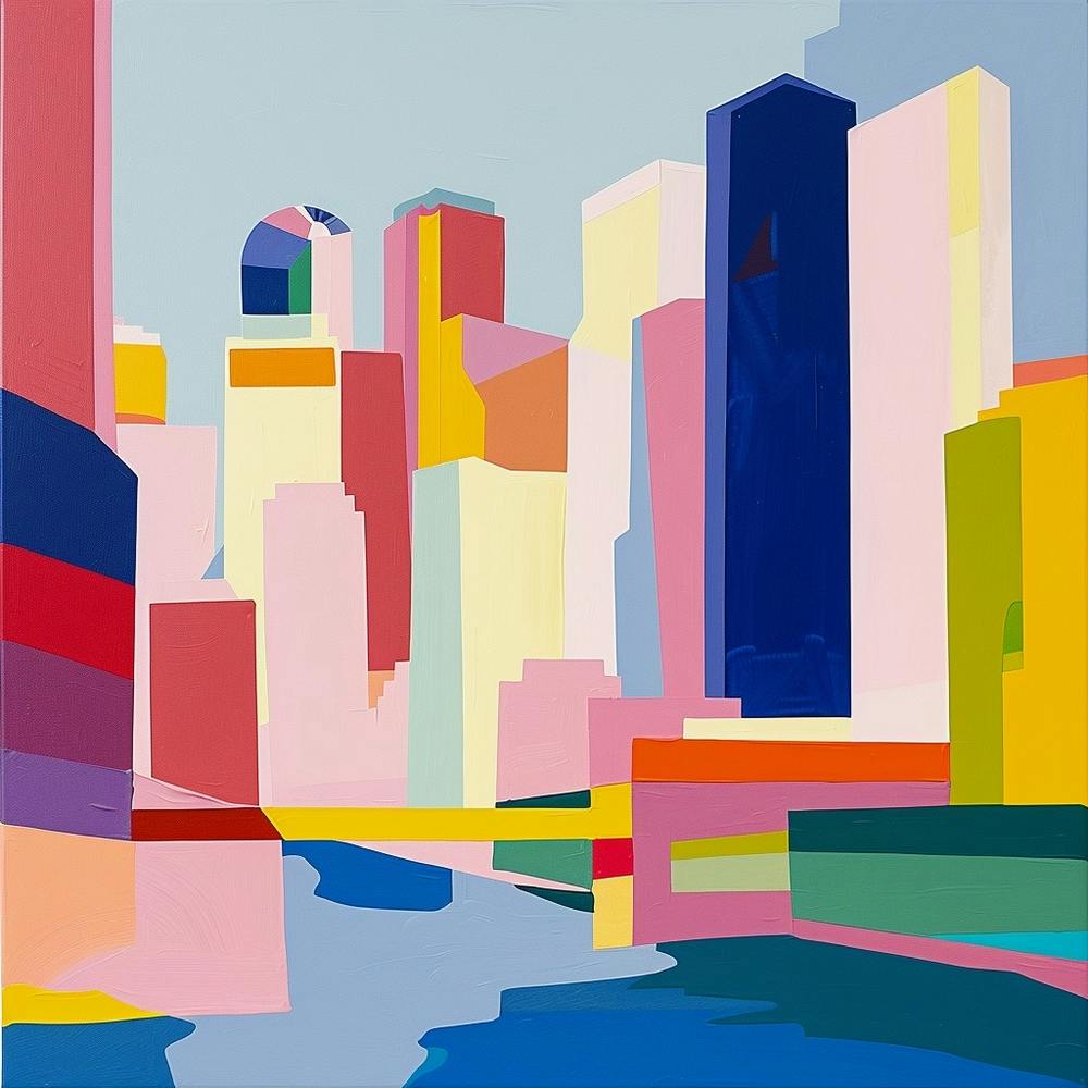 Abstract Travel Collection Boston Massachusetts 2