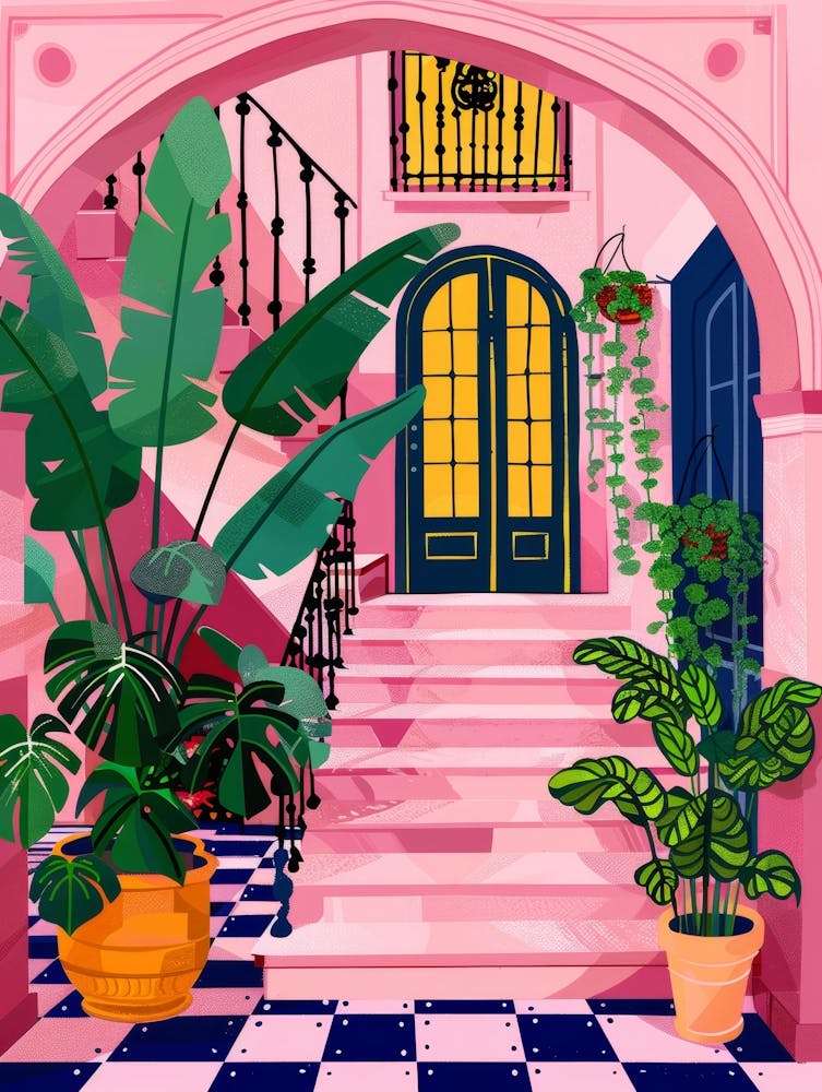 Pink Doorway 1