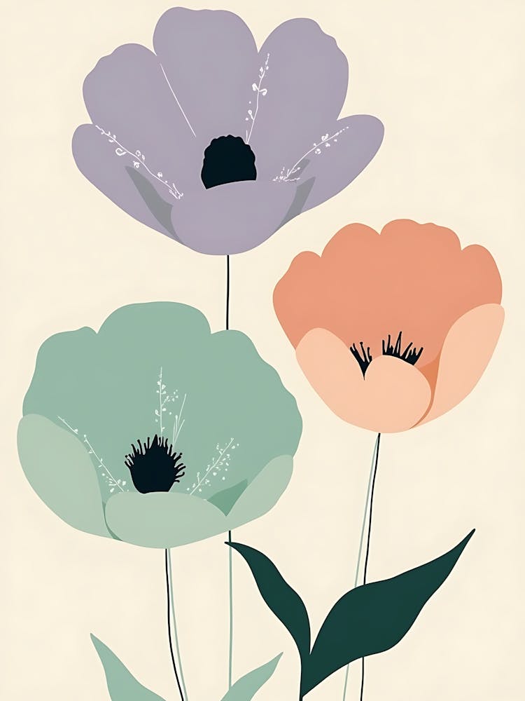 Minimalist Floral Line Art | Elegant Botanical Prints for Modern Spaces