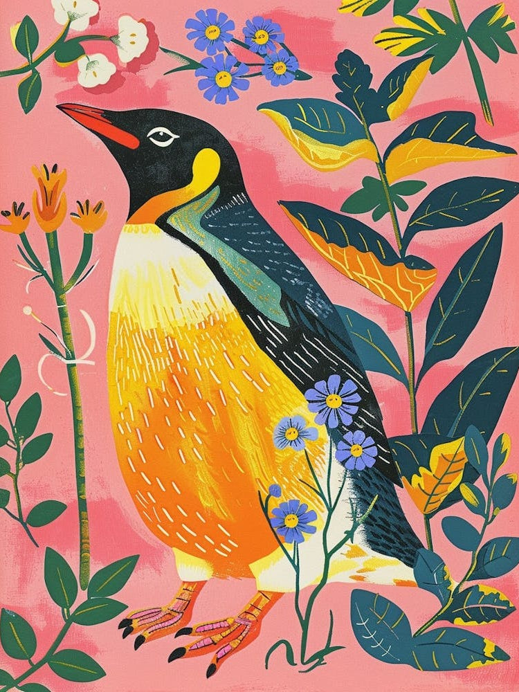 Spring Birds Penguin 5