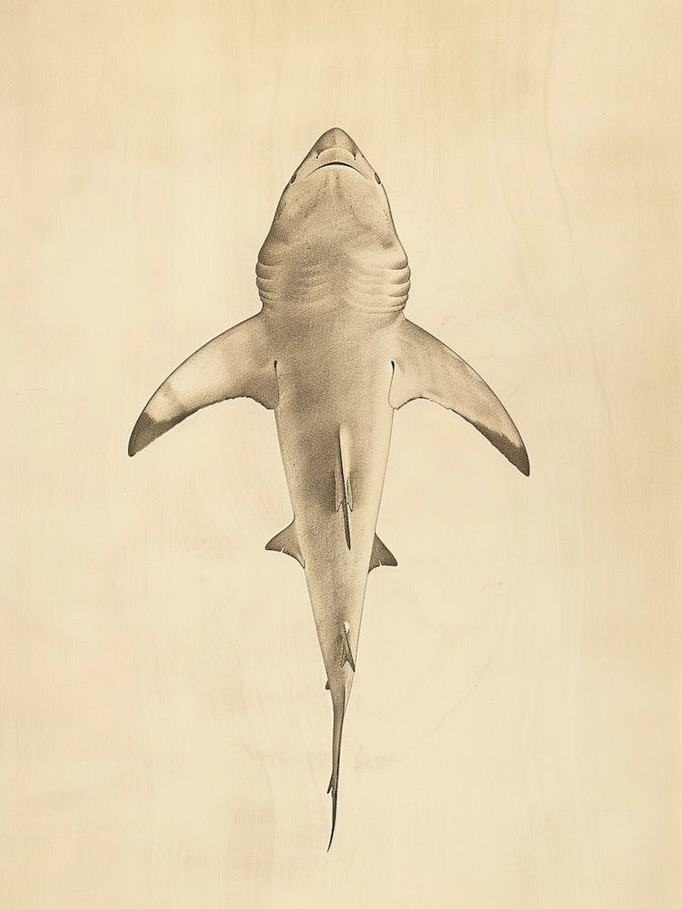 Common Thresher Vintage Illustration 2