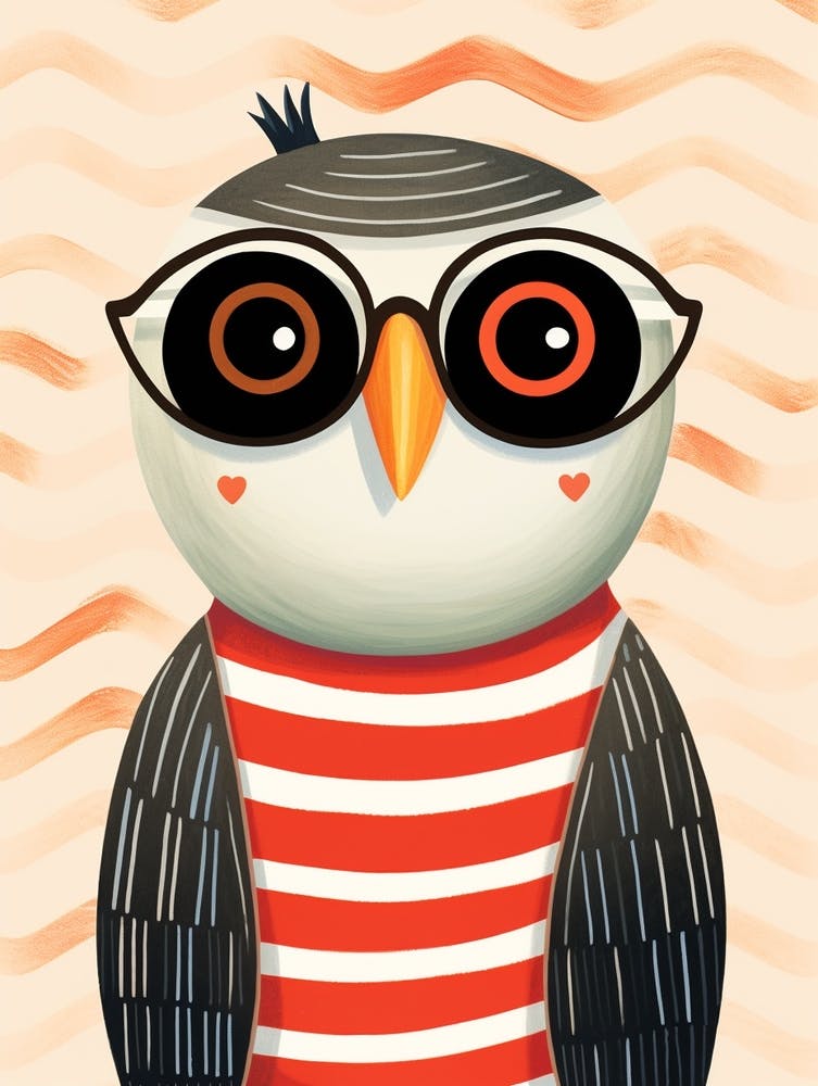 Little Owl 3 Wearing Sunglasses