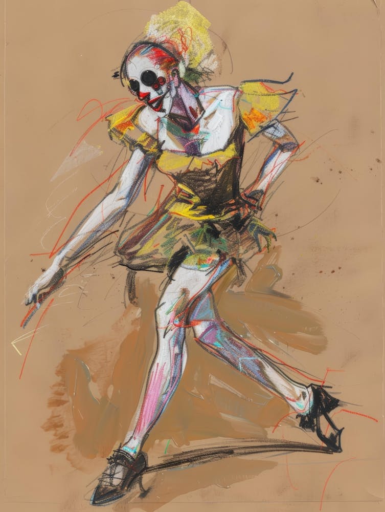 Dancer In Yellow Dress