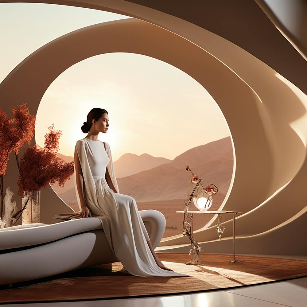 Woman In A White Dress 2