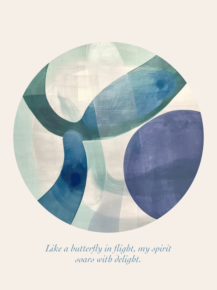 Affirmations Like A Butterfly In Flight, My Spirit Soars With Delight