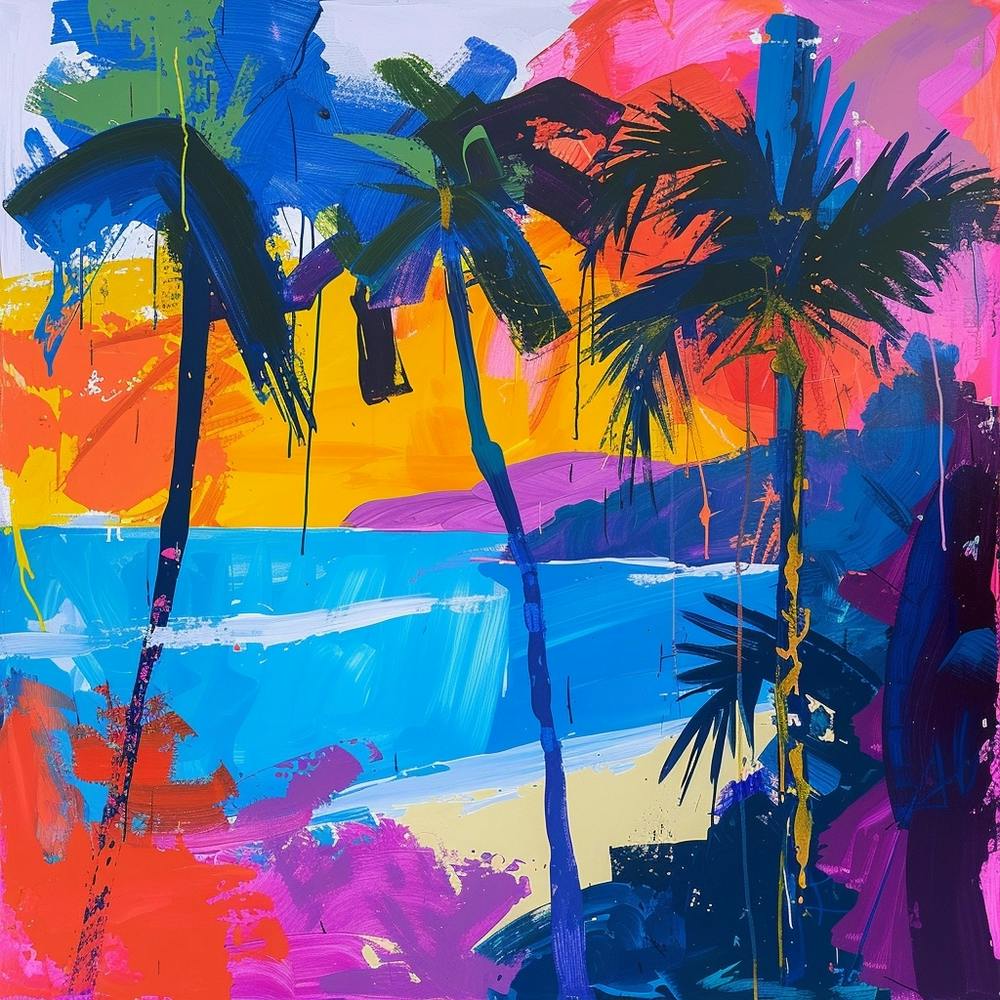 Abstract Travel Collection Maui Usa 3