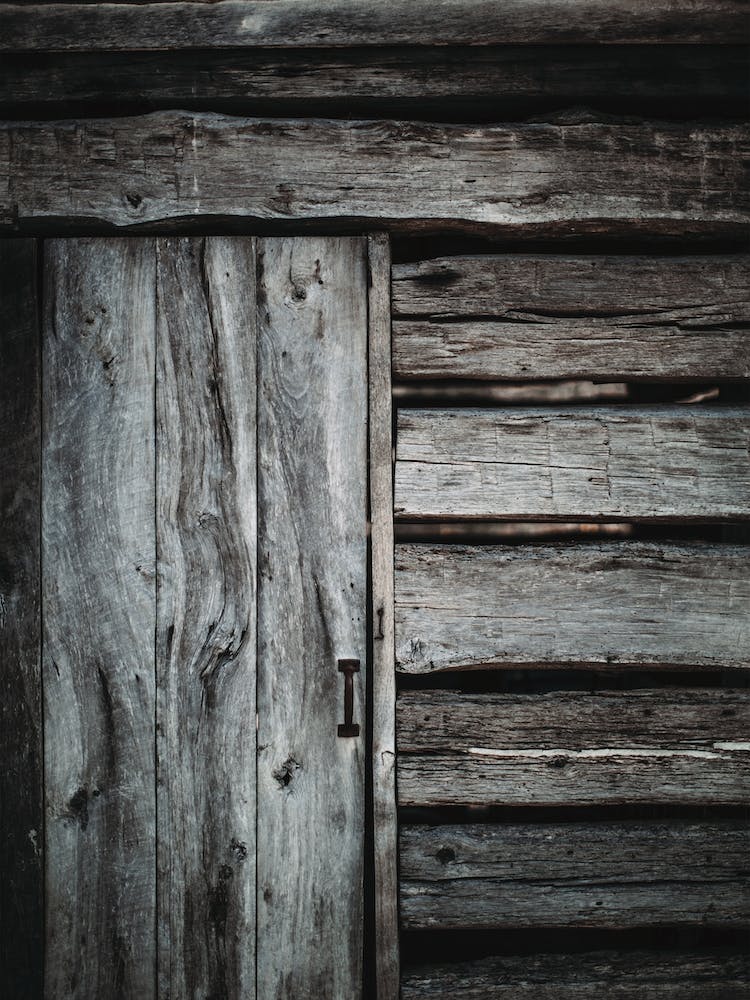 Gray Wooden Cabin