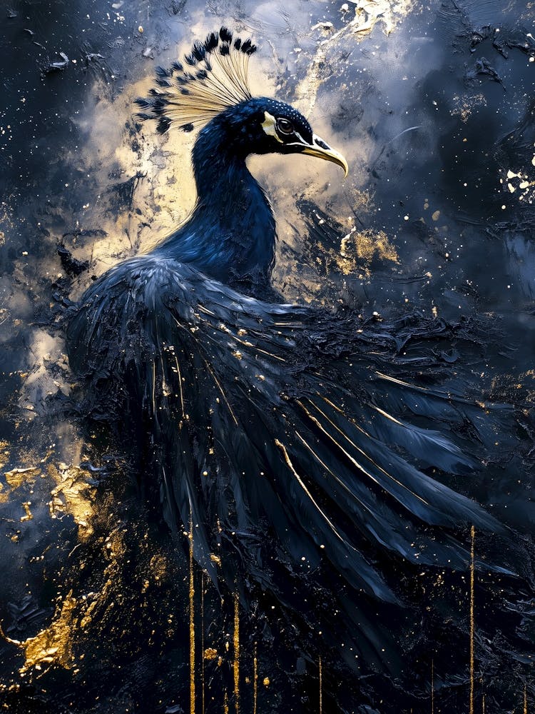 Peacock animal art