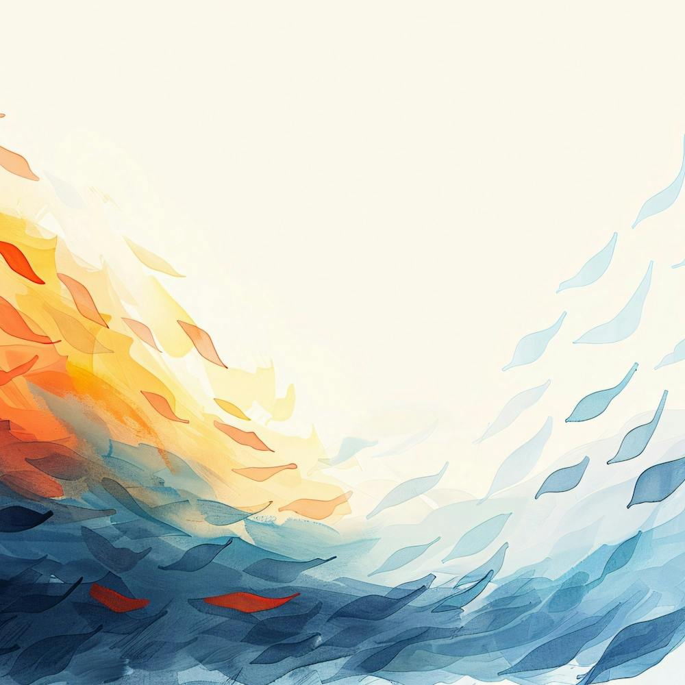 Abstrakte Aquarellmalerei 17