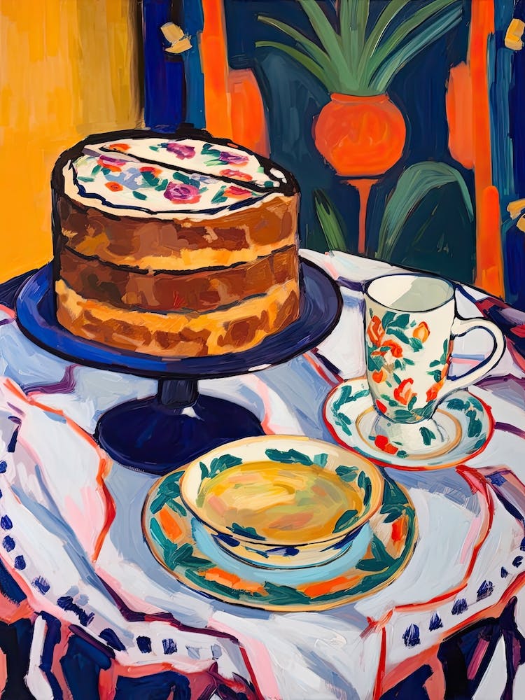 Carrot Cake Painting 4