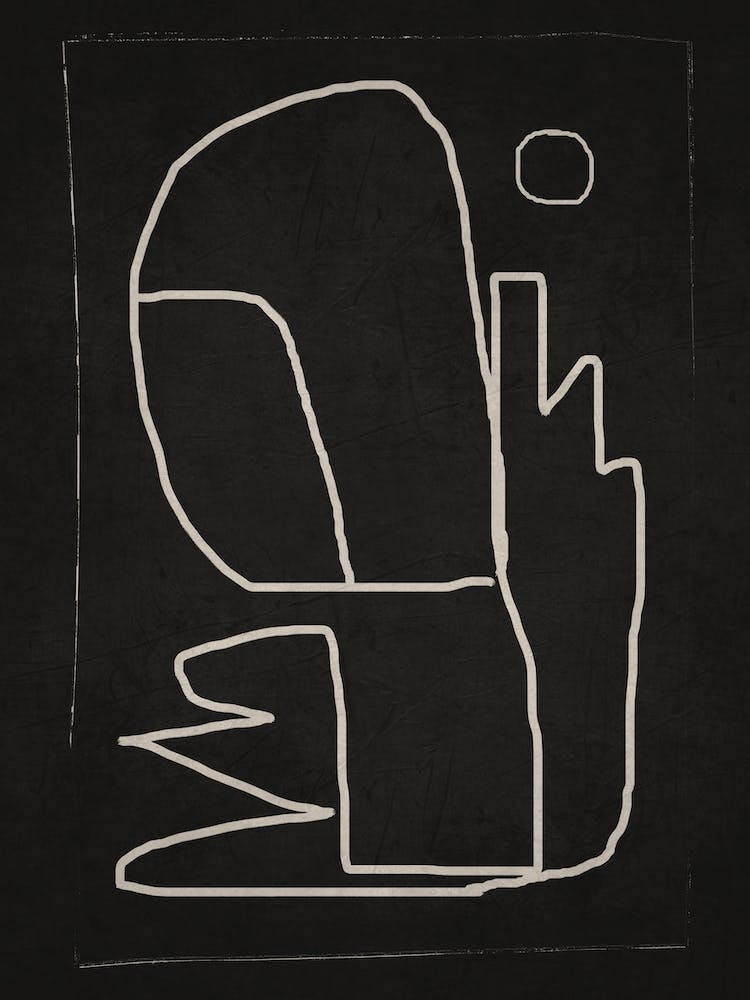 Minimal Abstract Line Art 5