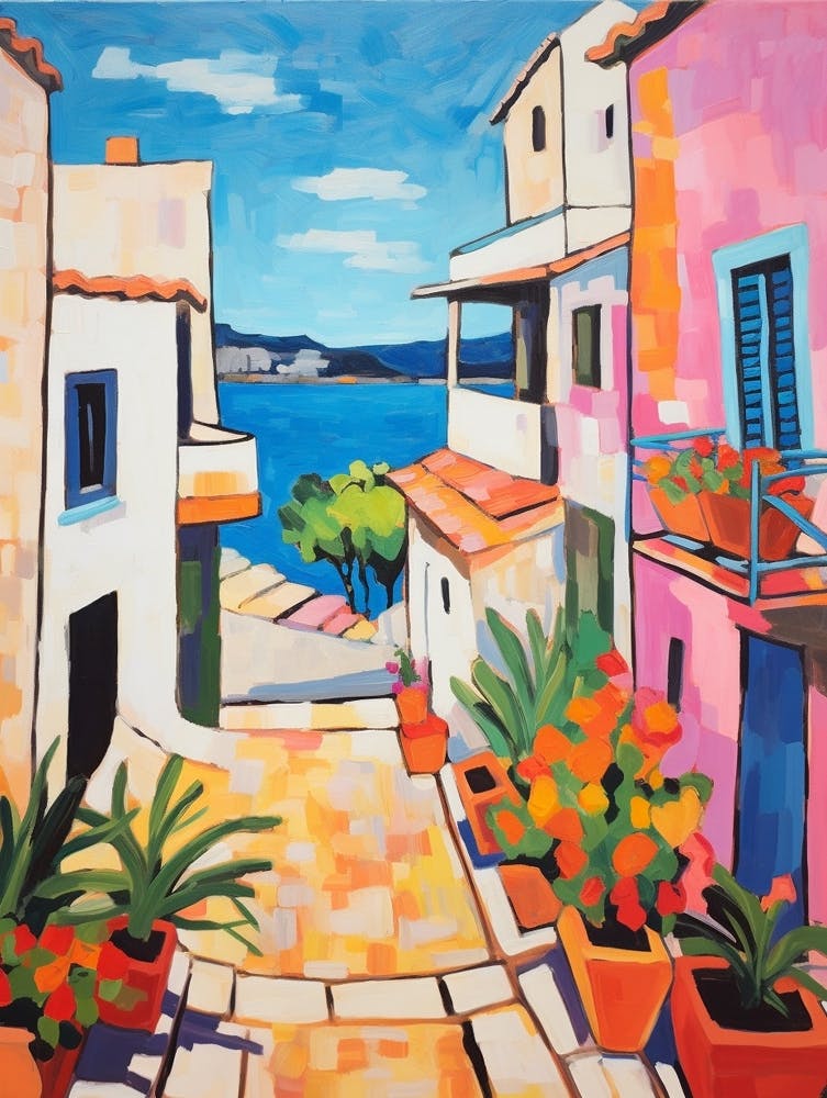 Palma De Mallorca 4 Fauvist Painting