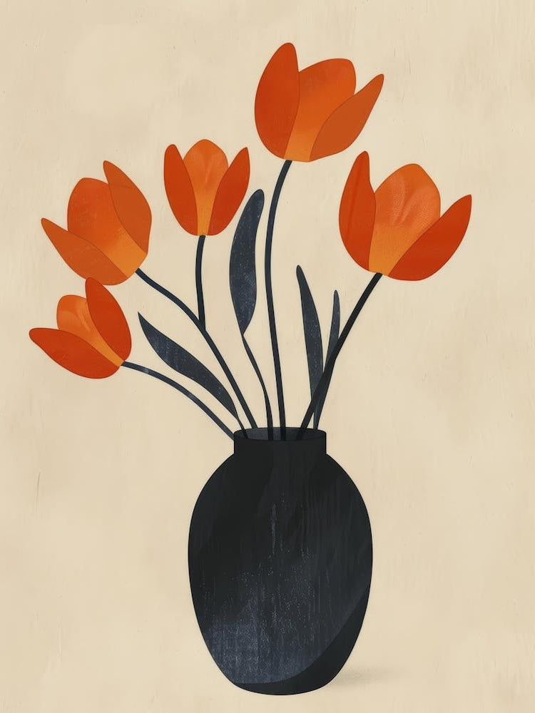 Tulips In A Vase 8