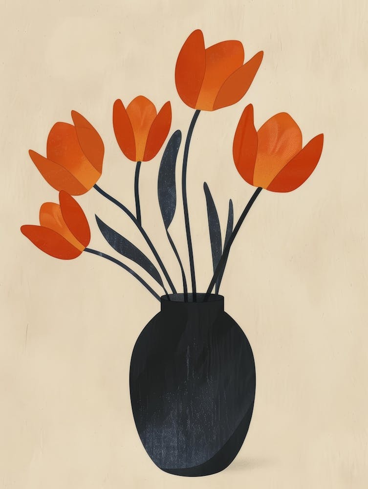 Tulips In A Vase 8