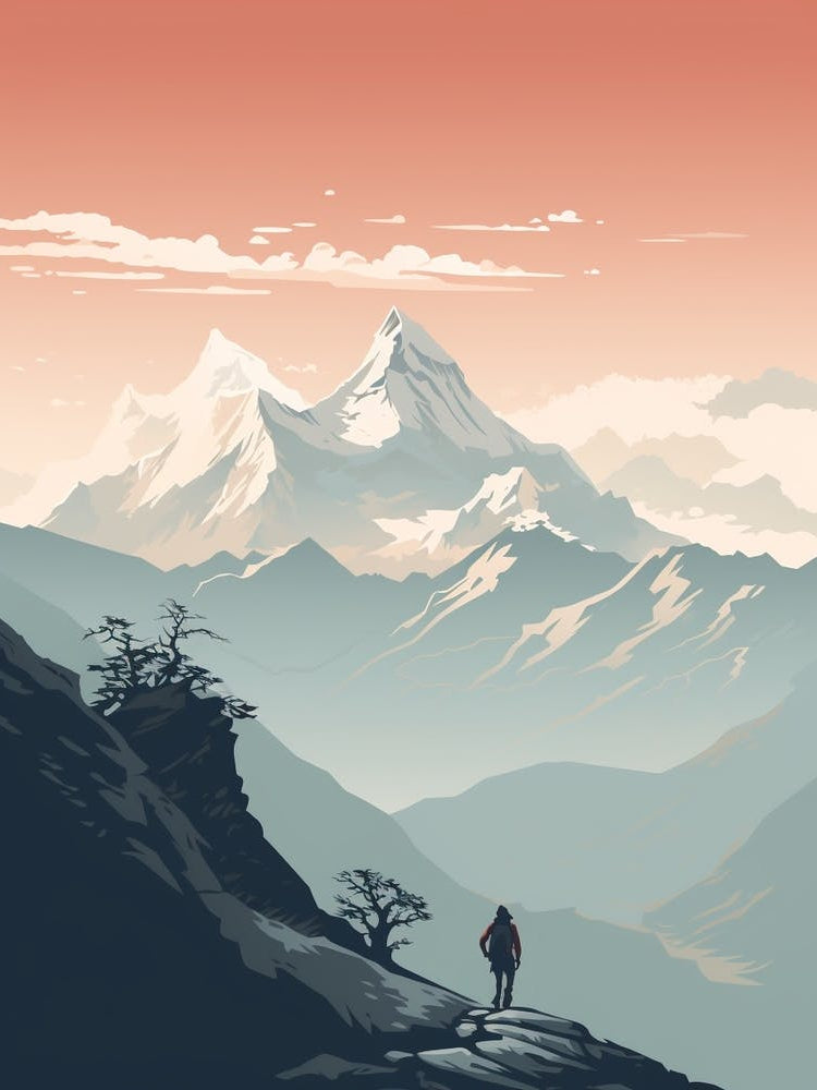 Poon Hill Trek Nepal 3 Hiking Trail Landscape