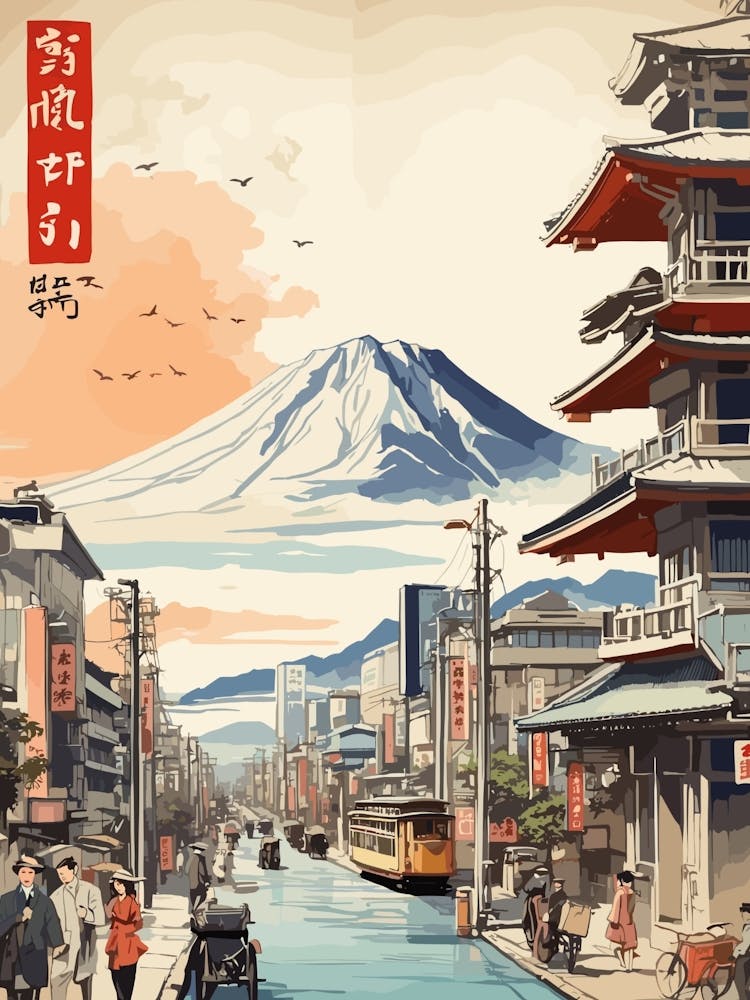 Vintage Travel Japan 1