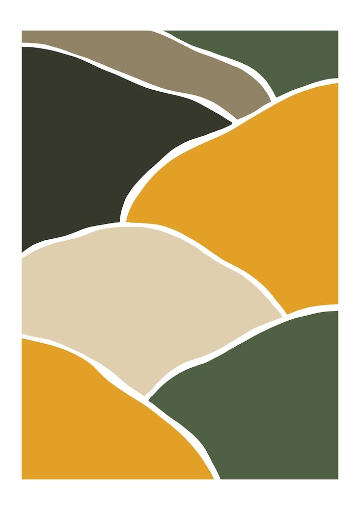 Wild Collection Hills Abstract