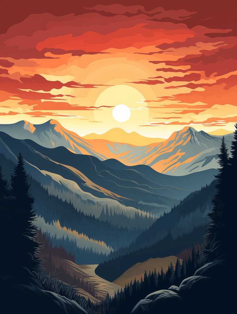 Cbch123 Very Mininalism Illustration Of Mountains Landscape Wit 71e66a4c 196a 4c40 8b68 F08517752eeb