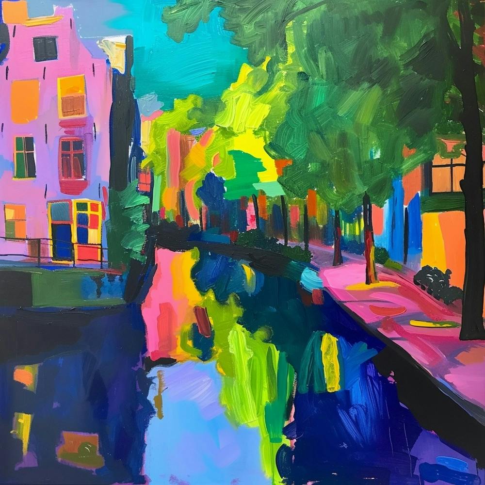 Abstract Park Collection Westerpark Amsterdam Netherlands