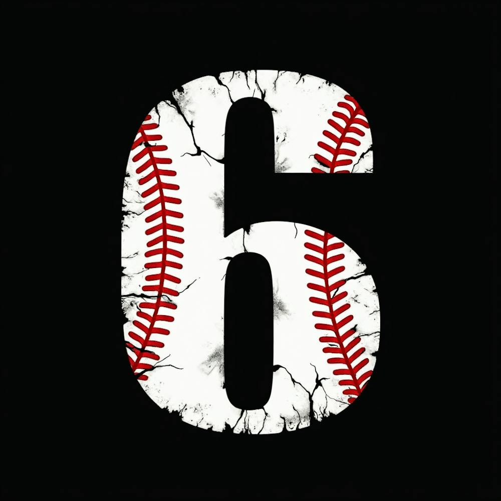 Baseball Number 6