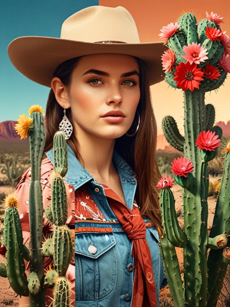 Cactus In The Desert