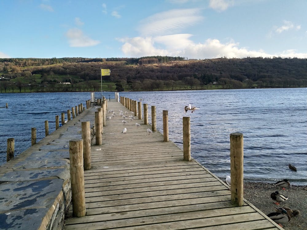 Lakeside Pier in Coniston 