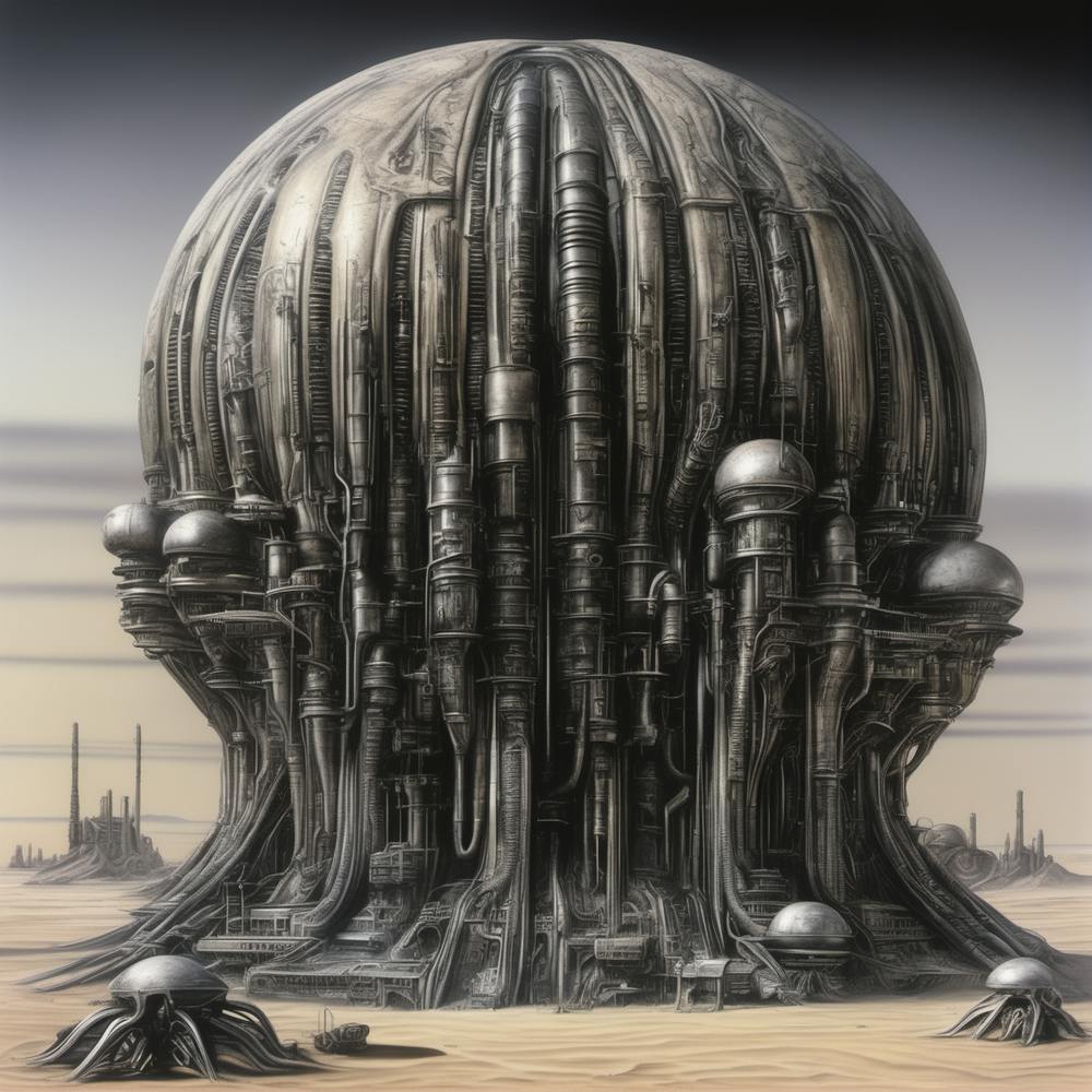 Futuristische Stadt