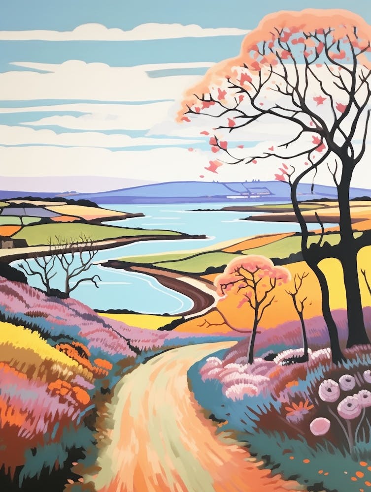 The Northumberland Coast England 2 Hike Illustration