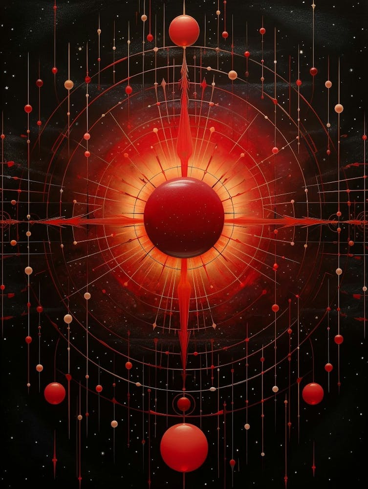 Celestial Geometric Illustration 2