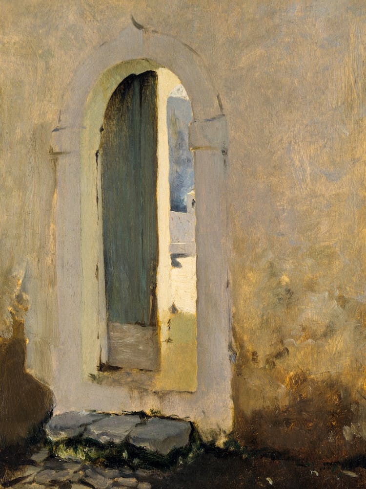 Open Doorway, Morocco, John Singer Sargent
