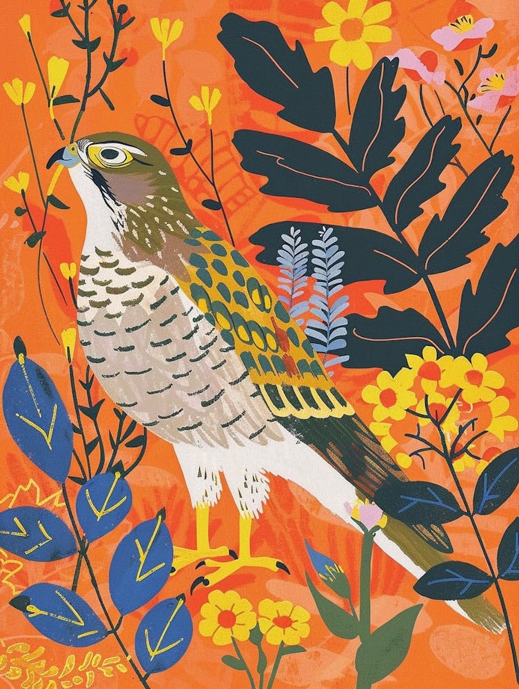 Spring Birds Eurasian Sparrowhawk 2