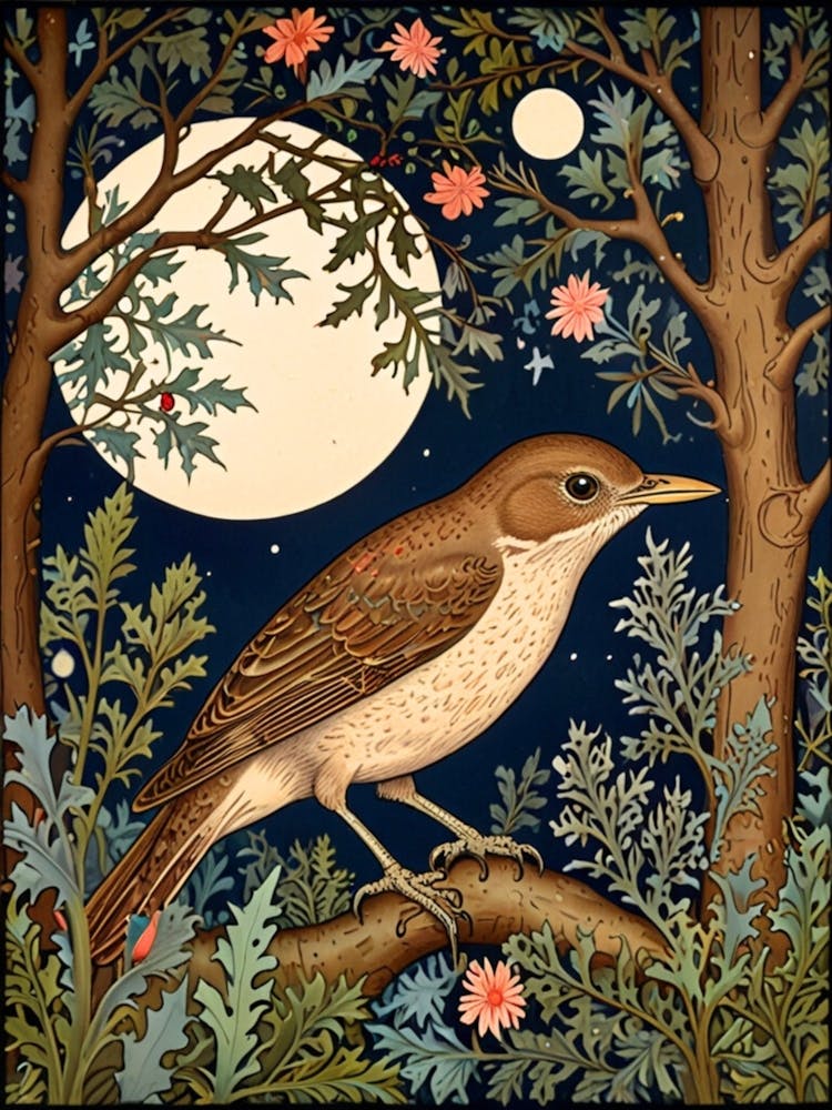 William Morris Robin At Night
