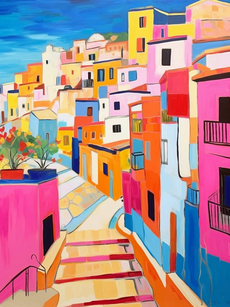 Alicante Spain 1 Fauvist Painting