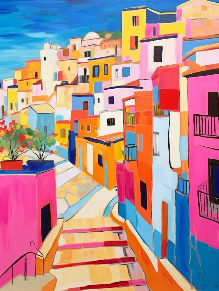 Alicante Spain 1 Fauvist Painting