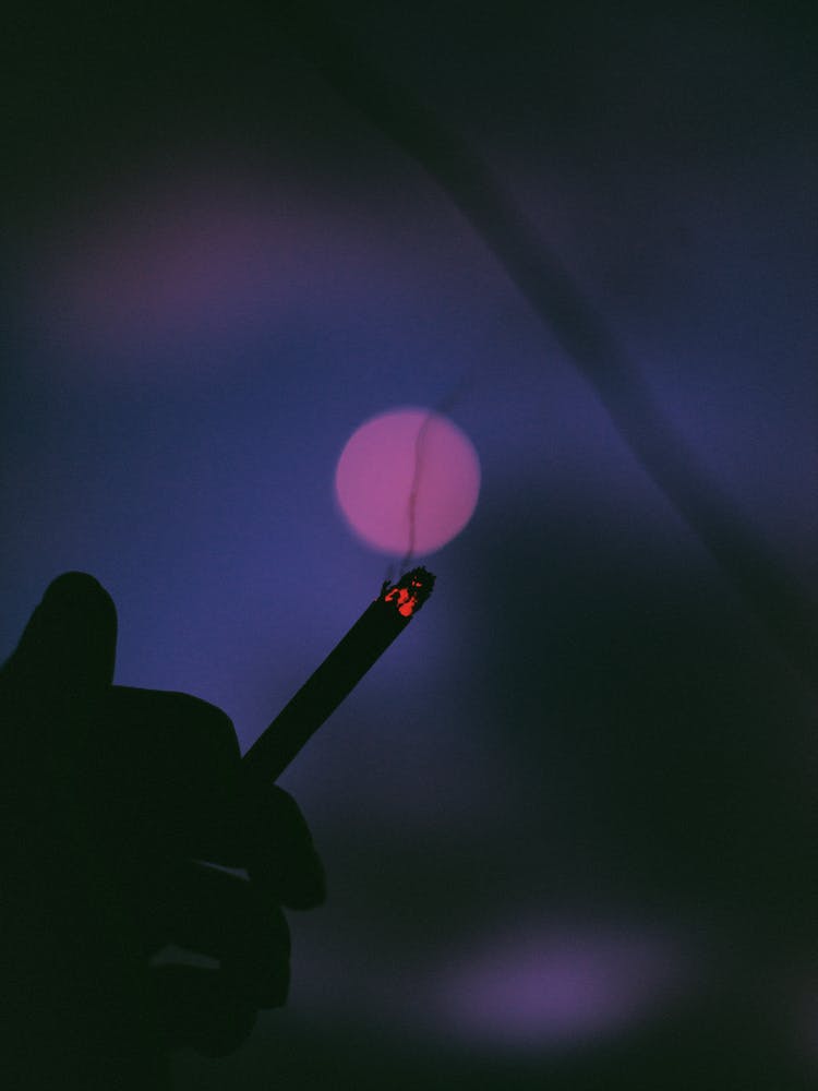 Midnight cigarette