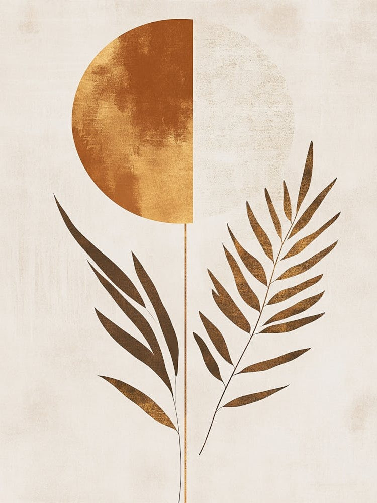 Gold Leaf Canvas Print 5